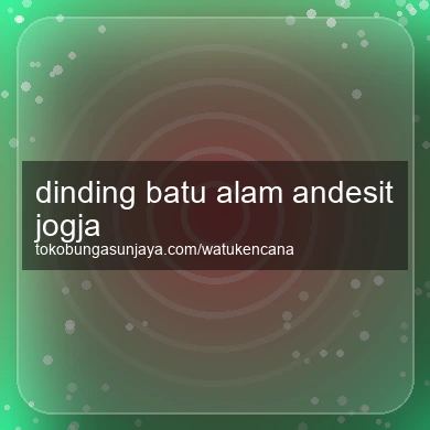 Dinding Batu Alam Andesit Jogja