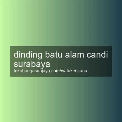 Dinding Batu Alam Candi Surabaya
