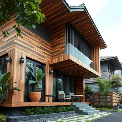 Dinding Batu Alam Hitam Jakarta