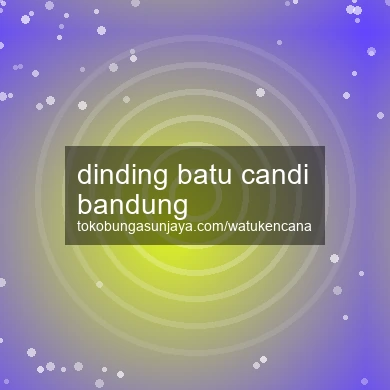 Dinding Batu Candi Bandung