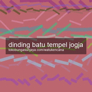 Dinding Batu Tempel Jogja