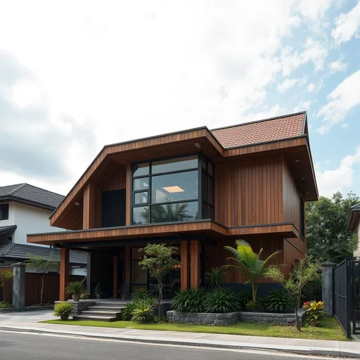 Dinding Depan Rumah Batu Alam Jakarta