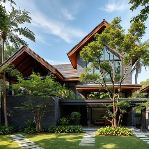 Dinding Motif Batu Alam Bandung