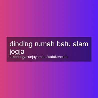 Dinding Rumah Batu Alam Jogja