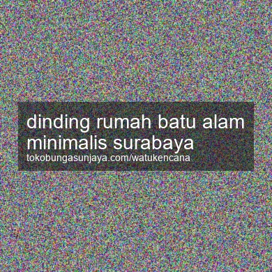 Dinding Rumah Batu Alam Minimalis Surabaya