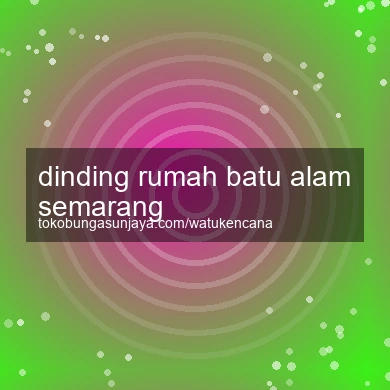 Dinding Rumah Batu Alam Semarang