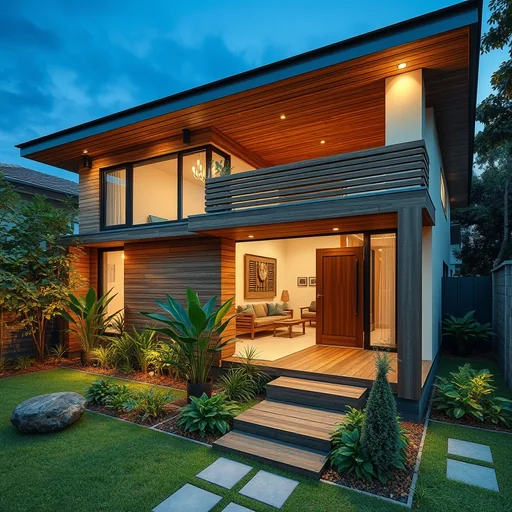 Dinding Taman Batu Alam Minimalis Jakarta