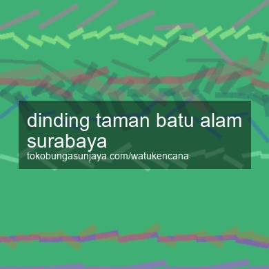 Dinding Taman Batu Alam Surabaya