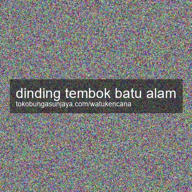 Dinding Tembok Batu Alam