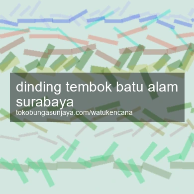 Dinding Tembok Batu Alam Surabaya