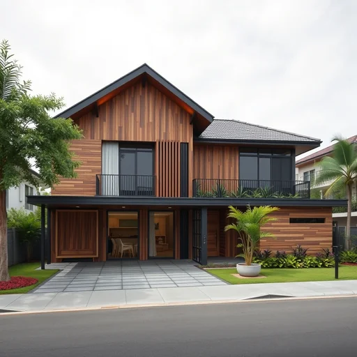 Dinding Teras Batu Alam Jakarta