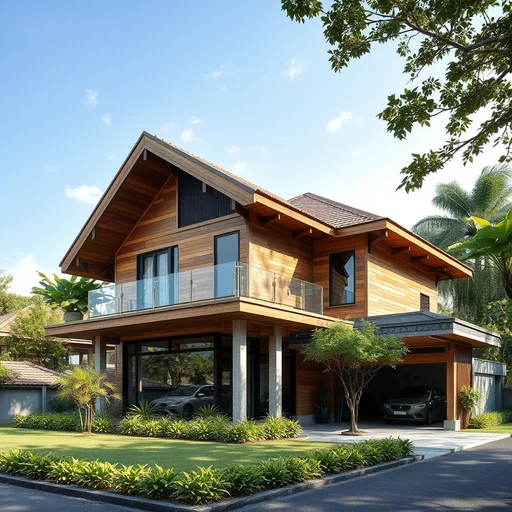 Eksterior Rumah Batu Alam Jakarta