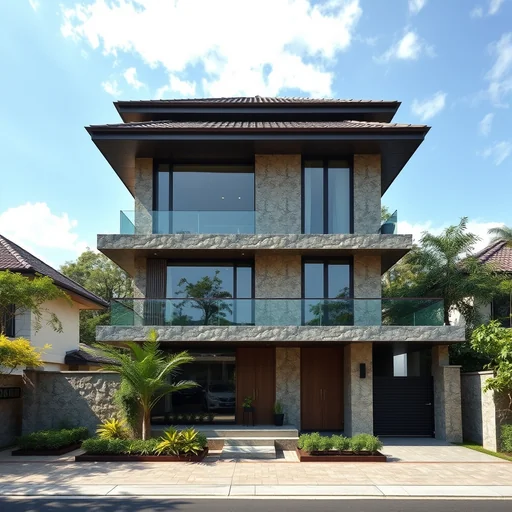 Granit Dinding Depan Rumah Jakarta