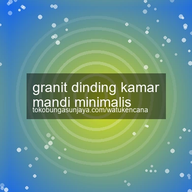 Granit Dinding Kamar Mandi Minimalis