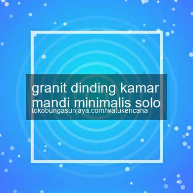 Granit Dinding Kamar Mandi Minimalis Solo