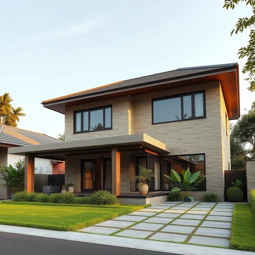 Granit Dinding Luar Rumah Minimalis Bandung