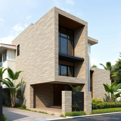 Granit Dinding Luar Rumah Minimalis Jakarta