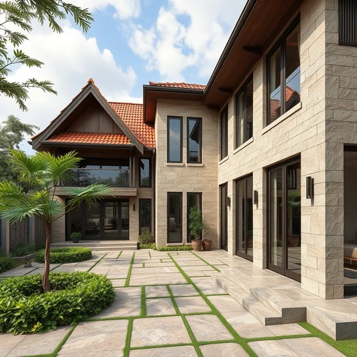 Granit Dinding Teras Depan Bandung