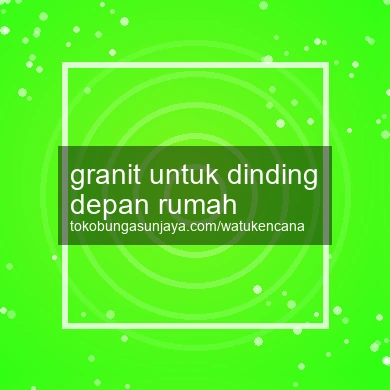 Granit Untuk Dinding Depan Rumah
