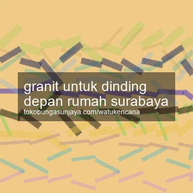Granit Untuk Dinding Depan Rumah Surabaya