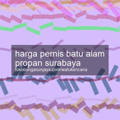 Harga Pernis Batu Alam Propan Surabaya