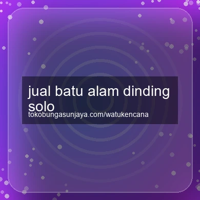 Jual Batu Alam Dinding Solo