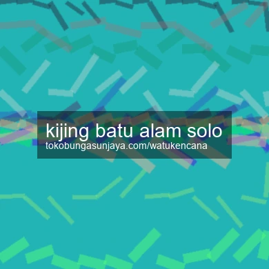 Kijing Batu Alam Solo