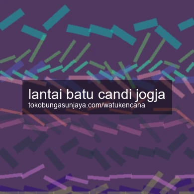 Lantai Batu Candi Jogja