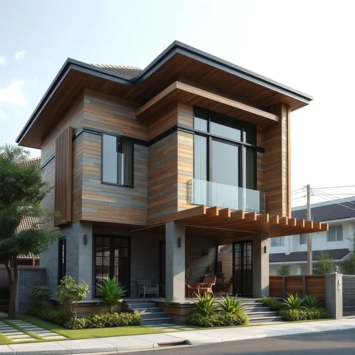 Lantai Teras Batu Alam Jakarta