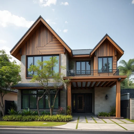 Model Batu Alam Depan Rumah Jakarta