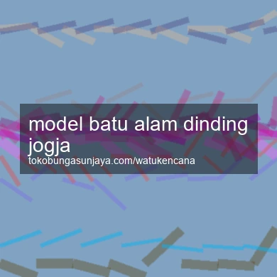 Model Batu Alam Dinding Jogja