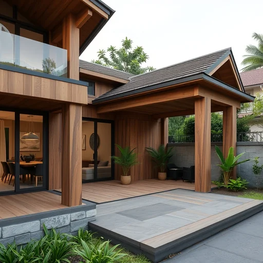 Model Batu Alam Dinding Luar Rumah Bandung