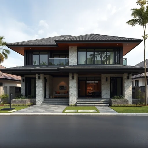 Model Granit Dinding Depan Rumah Jakarta