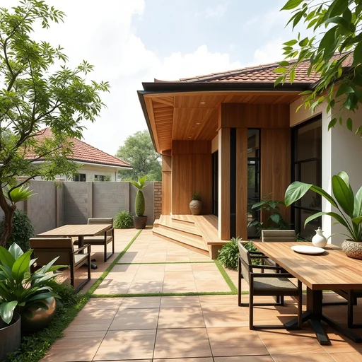 Motif Batu Alam Dinding Teras Rumah Jakarta