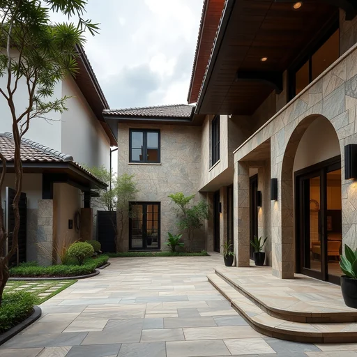 Motif Granit Dinding Teras Bandung