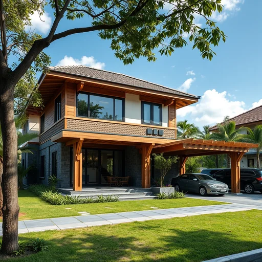 Pagar Batu Alam Andesit Bandung