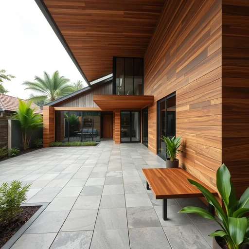 Pagar Batu Alam Andesit Jakarta