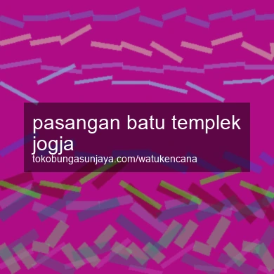 Pasangan Batu Templek Jogja