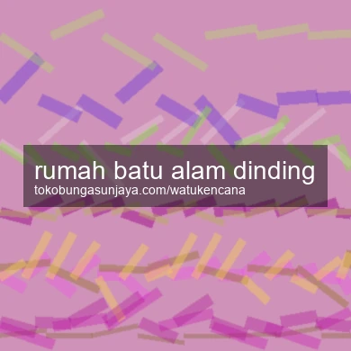 Rumah Batu Alam Dinding