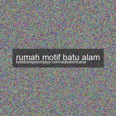 Rumah Motif Batu Alam