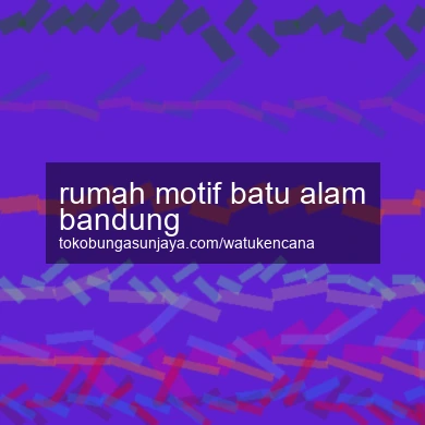 Rumah Motif Batu Alam Bandung
