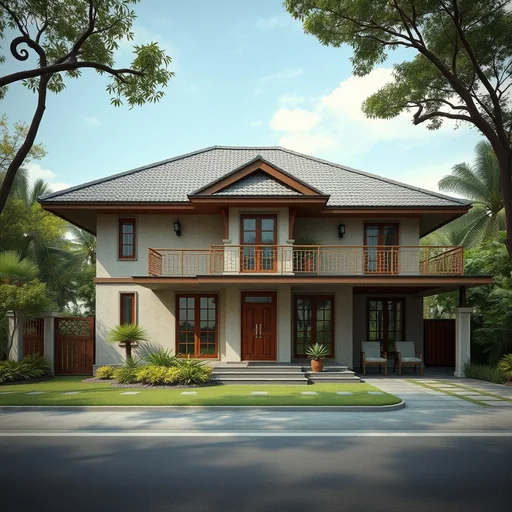 Rumah Motif Batu Alam Jakarta