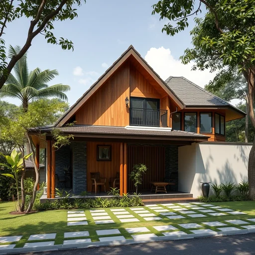 Rumah Tembok Batu Alam Jakarta