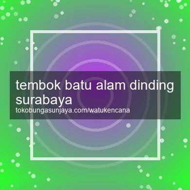 Tembok Batu Alam Dinding Surabaya