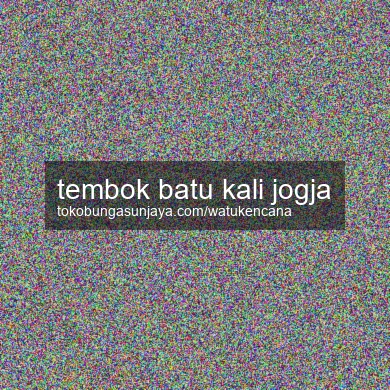 Tembok Batu Kali Jogja