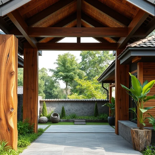 Tembok Depan Rumah Batu Alam Jakarta