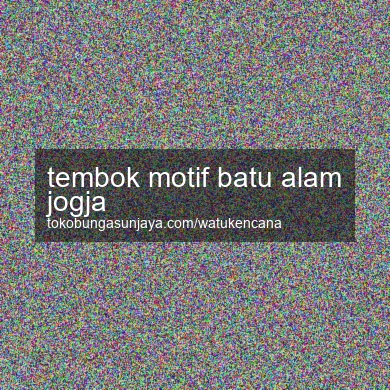 Tembok Motif Batu Alam Jogja