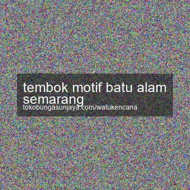 Tembok Motif Batu Alam Semarang