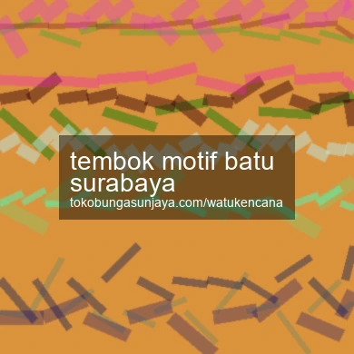 Tembok Motif Batu Surabaya