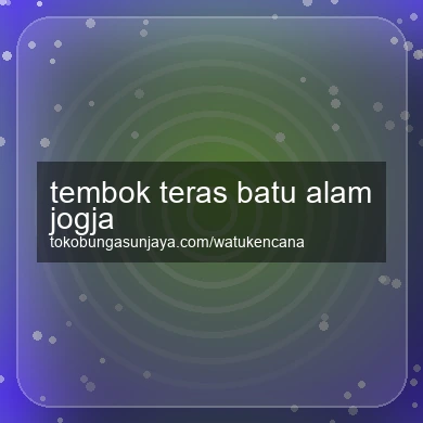 Tembok Teras Batu Alam Jogja